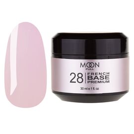 MOON FULL. Cover Base, French Premium #28, 30 ml. Кольорова база, бузкова #1