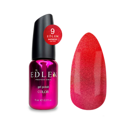EDLEN. Gel Polish Impress Сat №9, 9 ml, світловідбиваючий гель-лак "котяче око" #1