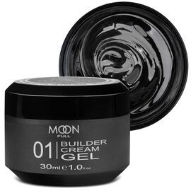 MOON FULL. Builder gel, #01, 30 ml. Гель для нарощування, прозорий #1