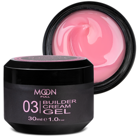 MOON FULL. Builder gel, #03, 30 ml. Гель для нарощування, рожевий #1