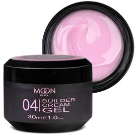 MOON FULL. Builder gel, #04, 30 ml. Гель для нарощування, ніжно-бузковий #1