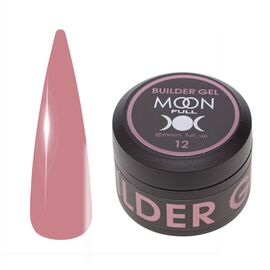 MOON FULL. Builder gel, #12, 30 ml. Гель для нарощування, темно-бежевий #1