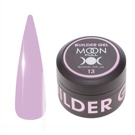 MOON FULL. Builder gel, #13, 30 ml. Гель для нарощування, бузковий #1