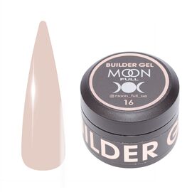 MOON FULL. Builder gel, #16, 30 ml. Гель для нарощування, пісочний #1