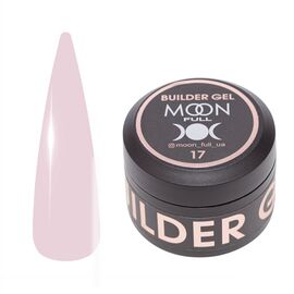 MOON FULL. Builder gel, #17, 30 ml. Гель для нарощування, бежевий #1