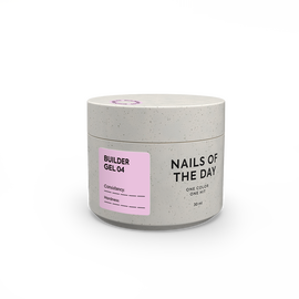 NOTD. Builder Gel, #04, 30 ml. Гель для нарощування, рожевий #1