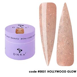 DNKa’. Builder Gel Hollywood #0031, 15 ml, світловідбиваючий гель для моделювання #1
