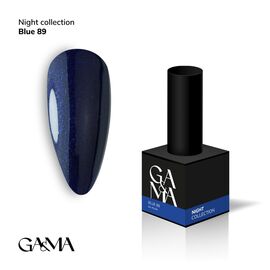 GA&MA. Gel polish #89 SHIMMER BLUE, 10 ml, гель-лак, синій з шимером #1