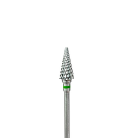 EDLEN. Carbide nail bit, cone, green, Ø 6 mm. Фреза твердосплавна "Конус" з гострим кінчиком, зелена #1