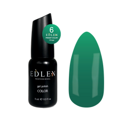 EDLEN. Gel Polish Preset color №6, Vitrage, 9 ml, вітражний гель-лак #1