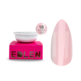 EDLEN. REFILE, Builder gel Princess №18, 15 ml. ЗМІННИЙ КАРТРИДЖ, гель для нарощування #1