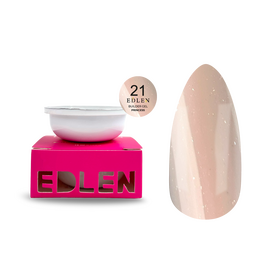 EDLEN. REFILE, Builder gel Princess №21, 15 ml. ЗМІННИЙ КАРТРИДЖ, гель для нарощування #1