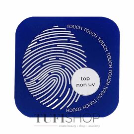 TOUCH. No Wipe Top coat, no UV-filters, 30 ml, глянцевий топ для темних відтінків, без липкого шару #1