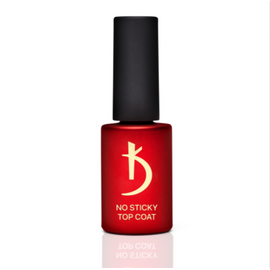 KODI. Steel No Sticky Top coat, No UV-filters, 7 ml. "Сталевий" стійкий топ без липкого шару, без УФ-фільтрів #1