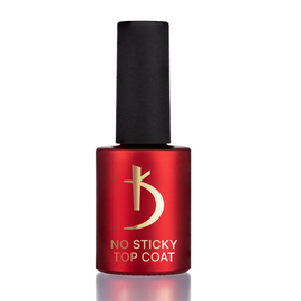 KODI. Steel No Sticky Top coat, No with UV-filters, 15 ml. "Сталевий" стійкий топ без липкого шару, без УФ-фільтрів #1