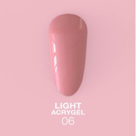 LUNAmoon. Light Acrygel #6 Pink, 50 ml, рідкий гель, рожевий кварц #2