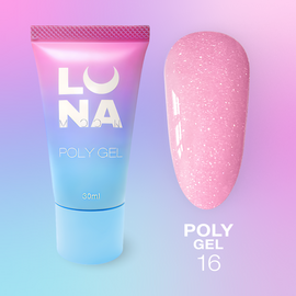 LUNAmoon. Polygel #16, 30 ml, полігель #1