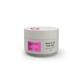 NOTD. Builder Gel, #94, 15 ml. Гель для нарощування, холодний рожевий світловідбиваючий #1