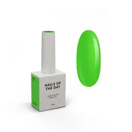 NOTD. Gel Polish, Kiwi-247, 10 ml. Гель-лак, неоново-зелений #1
