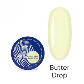 TOUCH. Liquid Builder Gel, Butter Drop, 15 ml, міцний рідкий гель для нарощування #1