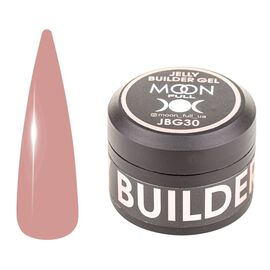 MOON FULL. Jelly builder gel, #30, 30 ml. Гель-желе для нарощування #1