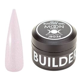 MOON FULL. Jelly builder gel, #34, 30 ml. Гель-желе для нарощування #1