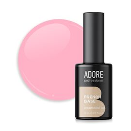 ADORE. French Base,  №05, Pink, 8 ml. Камуфлююча база #1