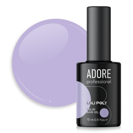 ADORE. Loli Poly Base, №02, Taffy, 15 ml. Кольорова полібаза #1
