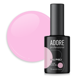 ADORE. Loli Poly Base, №04, Bloom, 15 ml. Кольорова полібаза #1