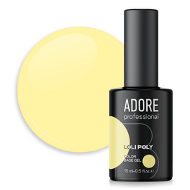 ADORE. Loli Poly Base, №08, Popcorn, 15 ml. Кольорова полібаза #1