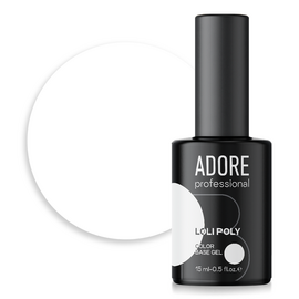 ADORE. Loli Poly Base, №09, Icing, 15 ml. Кольорова полібаза #1