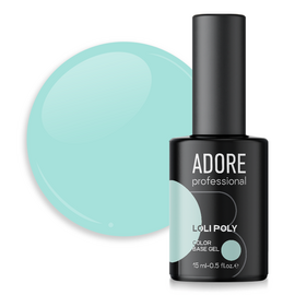 ADORE. Loli Poly Base, №11, Fizz, 15 ml. Кольорова полібаза #1