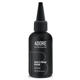 ADORE. Multi slim base, clear, 60 ml. Прозора тонка база-підложка #1