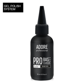 ADORE. PRO Base Classic, clear, 30 ml. Прозора база для гель-лаку #1