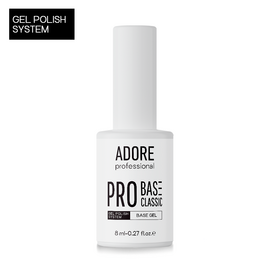 ADORE. PRO Base Classic, clear, 8 ml. Прозора база для гель-лаку #1