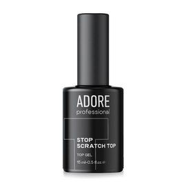 ADORE. Stop Scratch Top coat, with UV-filters, 15 ml. Надміцний топ без липкого шару, з УФ-фільтрами #1