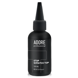 ADORE. Stop Scratch Top coat, with UV-filters, 60 ml. Надміцний топ без липкого шару, з УФ-фільтрами #1