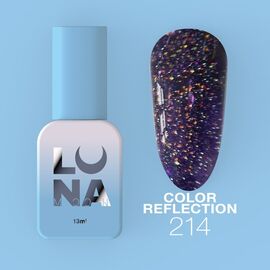 LUNAmoon. Reflection Gel Polish #214, 8 ml, світловідбиваючий гель-лак #1