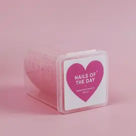 NOTD. Lint-free perforated wipes, hearts, 200 pcs. Безворсові серветки для манікюру перфоровані, у формі сердечок, 200 шт #1