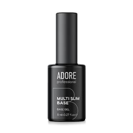 ADORE. Multi slim base, clear, 8 ml. Прозора тонка база-підложка #1