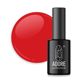 ADORE. Gel Polish, #104, Red, 8 ml. Гель-лак, класичний світло-червоний #1