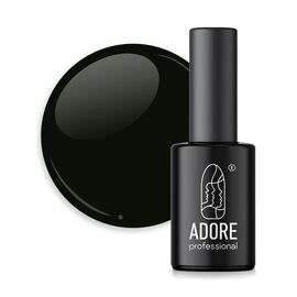 ADORE. Gel Polish, #122, Amazon, 8 ml. Гель-лак, чорно-зелений #1