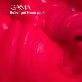 GA&MA. Relief gel, neon pink, 5 g, рельєф гель, неоновий рожевий #2