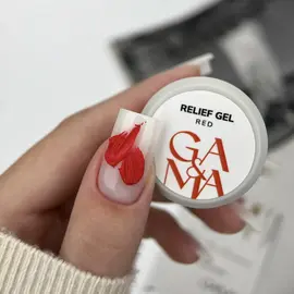 GA&MA. Relief gel, red, 5 g, рельєф гель, червоний #2
