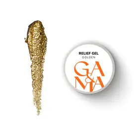 GA&MA. Relief gel, gold, 5 g, рельєф гель, золото #1