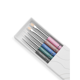 HEYLOVE. Nail Brushes Set, Набір пензликів 5 штук #1