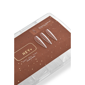 HEYLOVE. Gel Tips, Stiletto Medium, 500 pcs, Гелеві Тіпси, cередній стилет, 500 шт #2