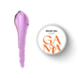 GA&MA. Relief gel, lilac, 5 g, рельєф гель, бузковий #1