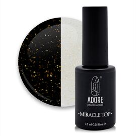 ADORE. Miracle Top coat, №07, Golden shimmer, 8 ml. Топ із золотим мерехтінням #1