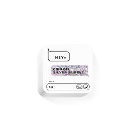 HEYLOVE. Coin gel, SILVER PURPLE, 5 g, гель для дизайну #1
